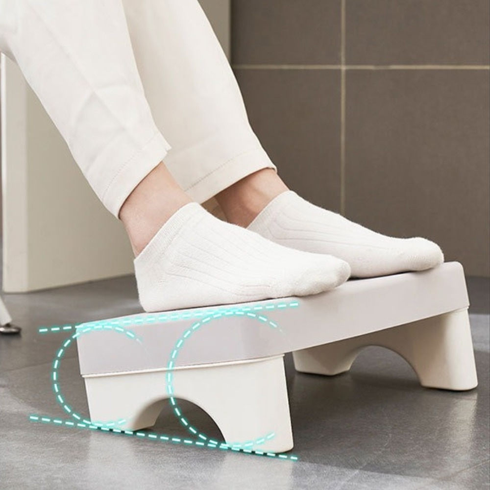 Footrest Under Desk - ที่พักเท้า PP ออกแบบตามหลักสรีรศาสตร์ สำหรับใช้กับโต๊ะทำงานในสำนักงาน สะดวกสบายและประหยัดพื้นที่ สามารถวางใต้โต๊ะทำงาน