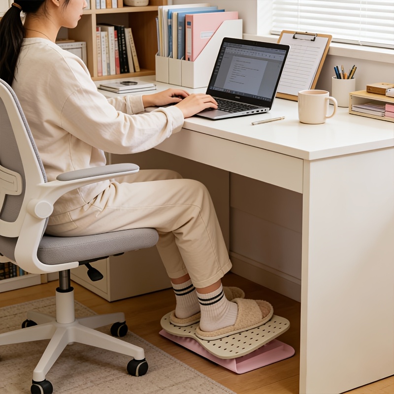 ที่พักเท้าแบบพกพา พร้อมหมุดรอง - Footrest Under Desk บทวิจารณ์และราคา
