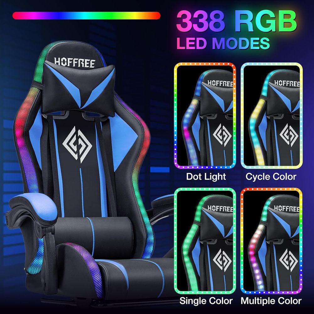 เก้าอี้เกมมิ่ง LED พร้อมไฟ RGB - Video Gaming & Esports Usd Acc บทวิจารณ์และราคา
